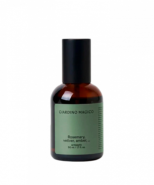 Giardino Magico Дезинфицирующая жидкость  Rosemary, Vetiver, Amber, 50 мл