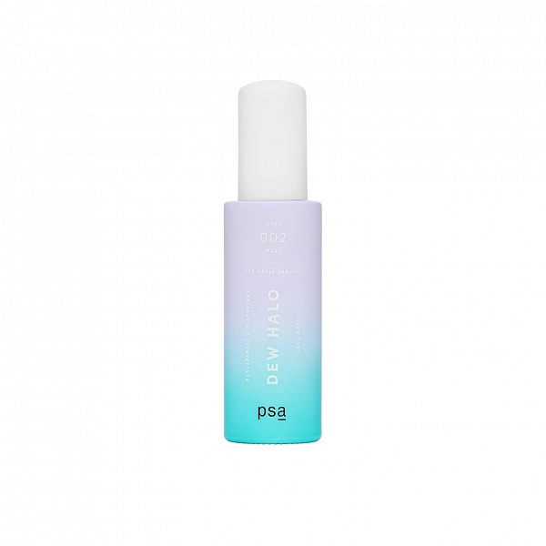 PSA Dew Halo: Niacinamide & Blackberry Glow Mist / Мист для сияния с ниацинамидом и экстрактом ежевики, 50 мл