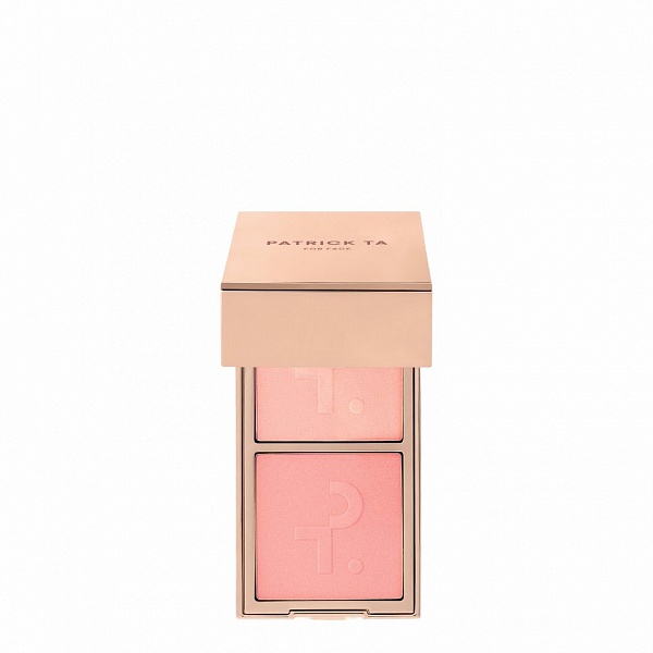 PATRICK TA Transition Blurring Blush Duo /  Двойные сухие румяна, оттенок Shy at first
