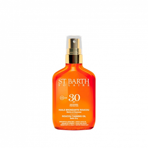St. Barth Roucou Tanning Oil SPF 30