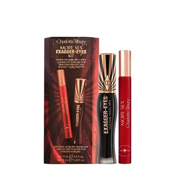CHARLOTTE TILBURY More Sex Exagger-Eyes Kit Perfume & Eye Kit / Набор тушь + парфюм