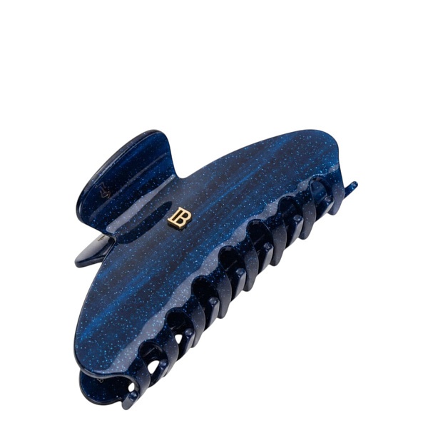 Balmain Hair Couture Заколка-краб M "Космический сапфир" / Limited Edition Acetate Pince a Cheveux Medium Cosmic Sapphire
