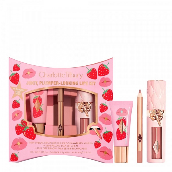 Charlotte Tilbury Juicy, Plumper-Looking Lips Kit / Комплект для увеличения объема и придания сочности губам