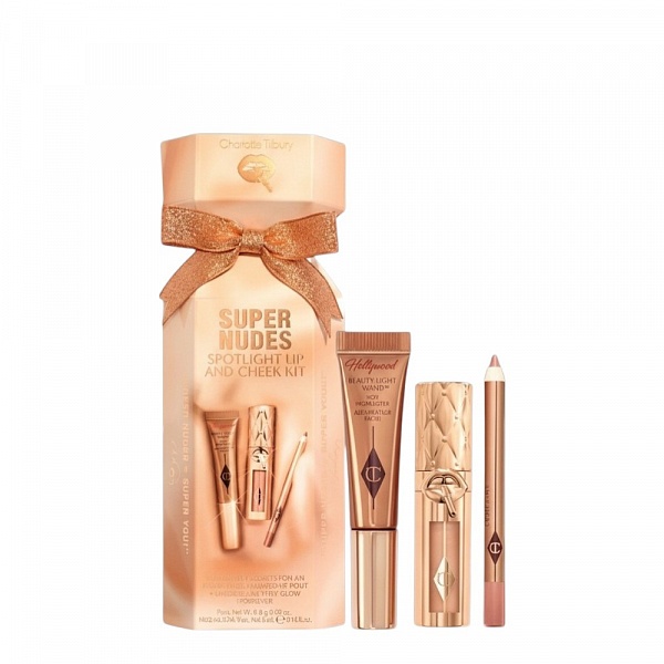 Charlotte Tilbury Pillow Talk Iconic Lip And Cheek Kit / Подарочный набор, Nudes
