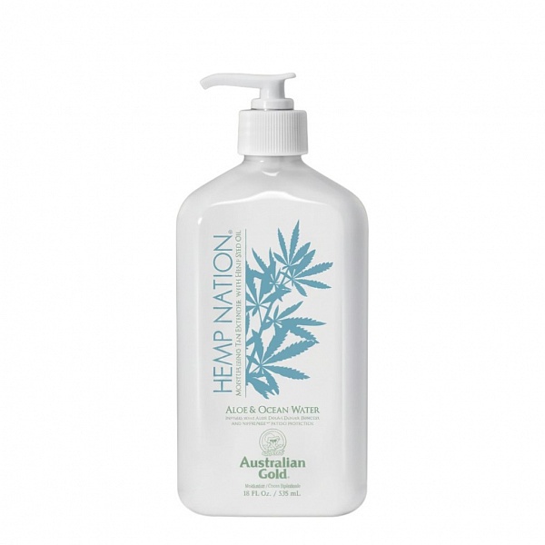 AUSTRALIAN GOLD HEMP NATION Aloe & Ocean Water / Питательный лосьон для тела Алое и Океан, 535 мл