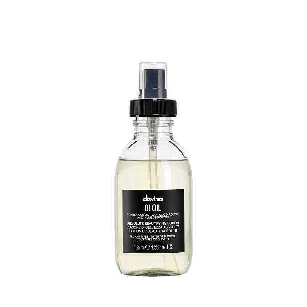 Davines OI Oil / Масло для абсолютной красоты волос с маслом аннато, 135 мл