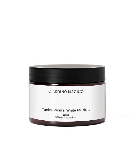 Giardino Magico Скраб для тела Tonka, Vanilla, White musk, 300 мл