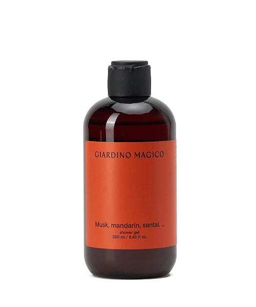 Giardino Magico Увлажняющий гель для душа Musk, Mandarin, Santal, 250 мл