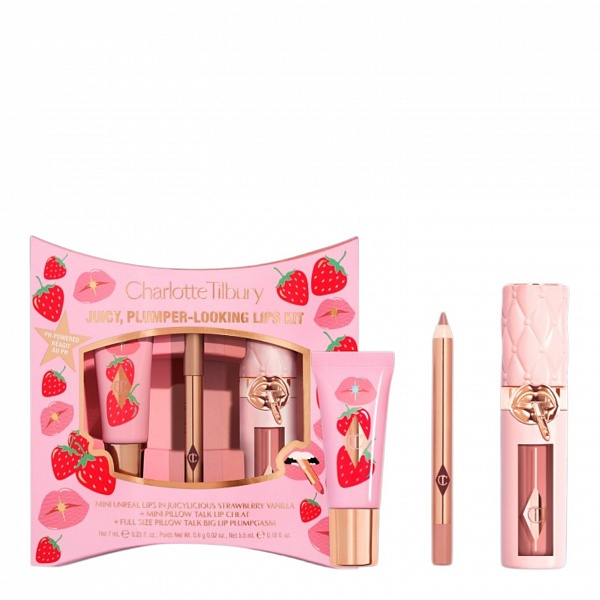 Charlotte Tilbury Juicy, Plumper-Looking Lips Kit / Комплект для увеличения объема и придания сочности губам
