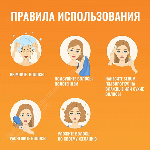 GKhair Serum / Аргановая cыворотка для непослушных и гладких волос, 50 мл