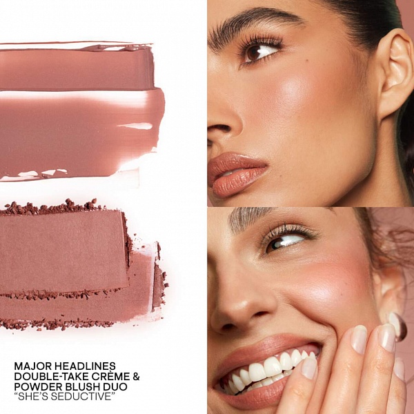 Patrick Ta Major Headlines Double-Take Crème & Powder Blush She's Seductive / Палетка румян