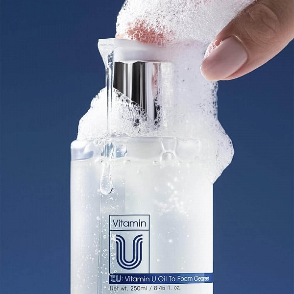CU SKIN Двухфазное масло-пенка для очищения с витамином U / Vitamin U Oil To Foam Cleanser, 250 мл